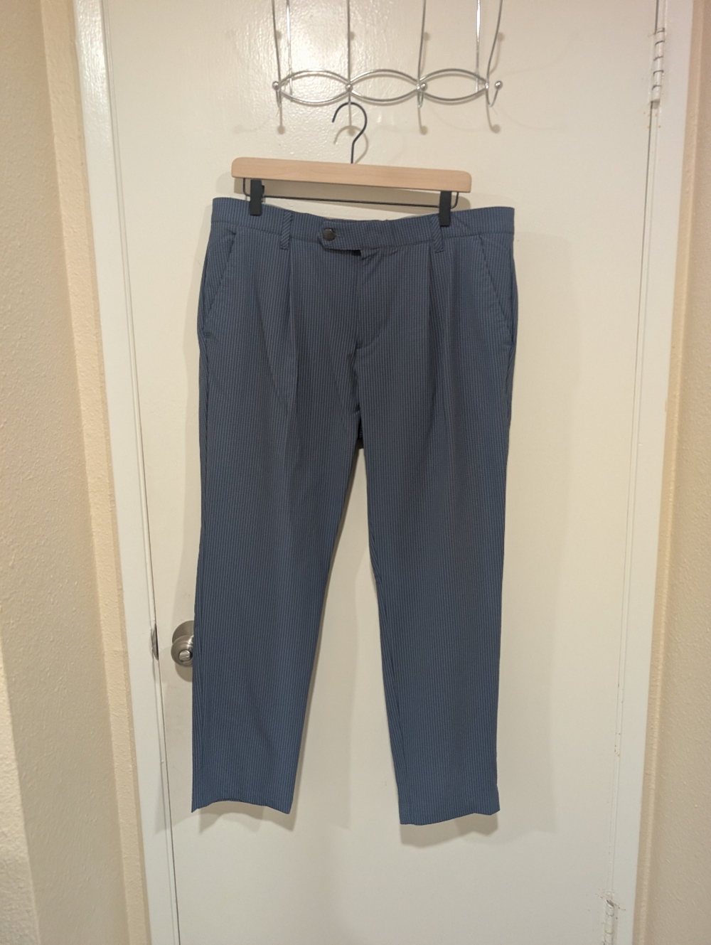Adidas 365 Ultimate Blue Houndstooth Golf Pants